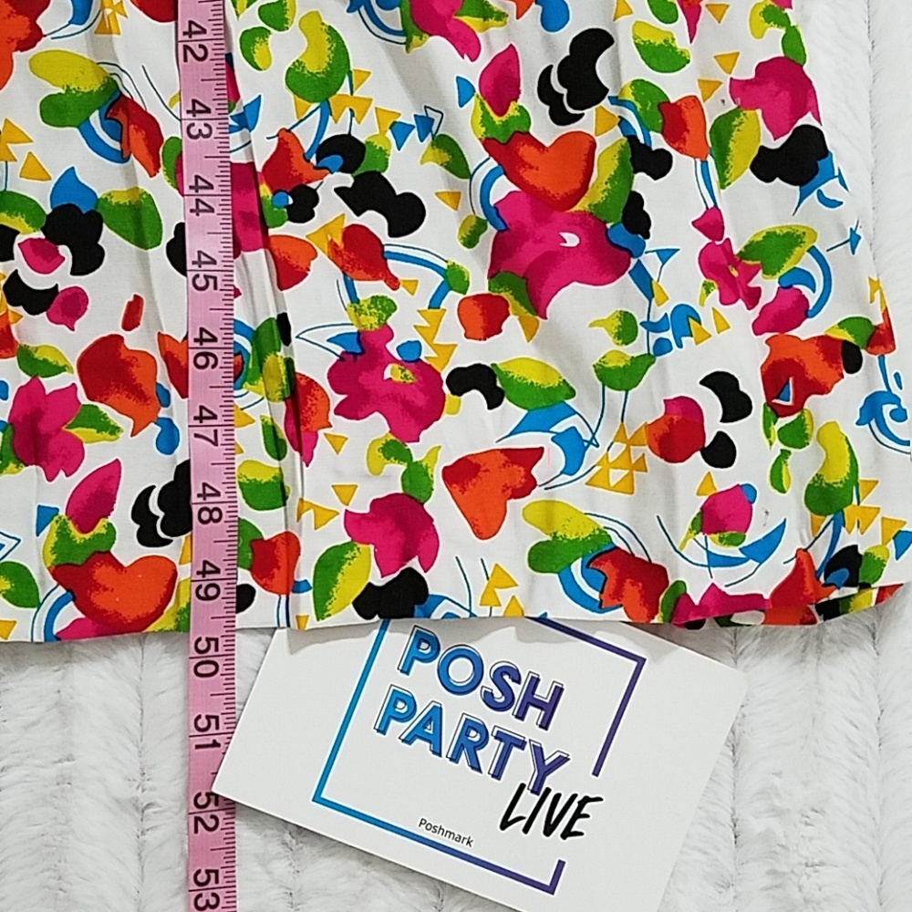 VINTAGE R.J.Stevens by Carol Escritor Floral print shoulder pads 80s Nordstrom - Picture 6 of 8